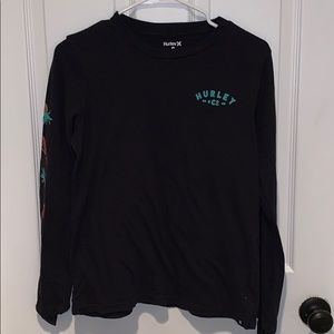 Hurley longsleeve w/ pineapples and parrots